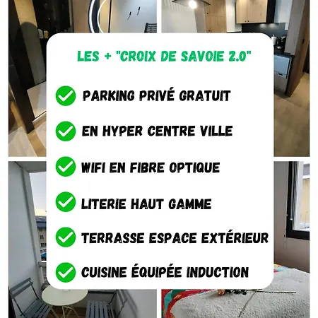 Magnifique 3 Etoiles En Hyper Centre Avec Place Privee Apartment Aix-les-Bains